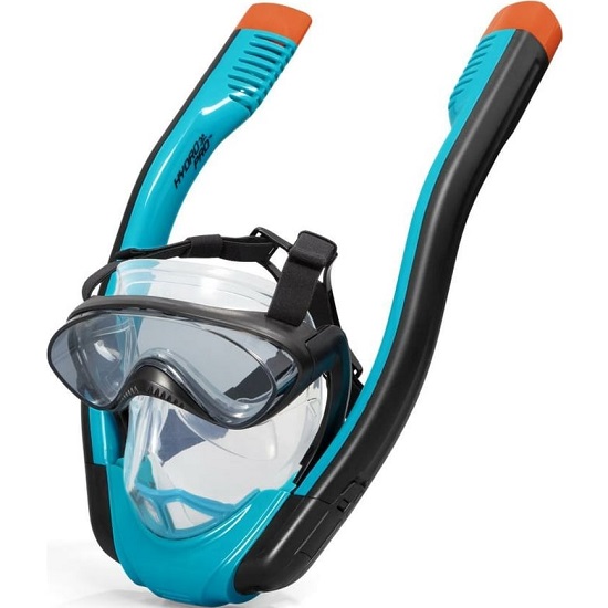 Маска полнолицевая для снорклинга BESTWAY SeaClear Flowtech 24058, р-р L/XL