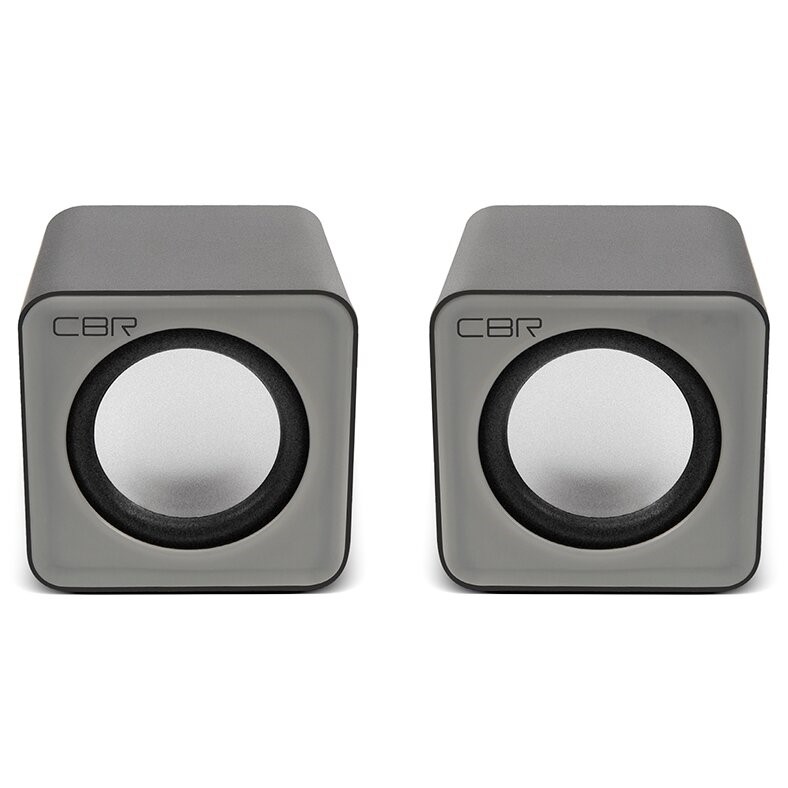 Колонки 2.0 CBR CMS 90 серые USB (2*1,5Вт)