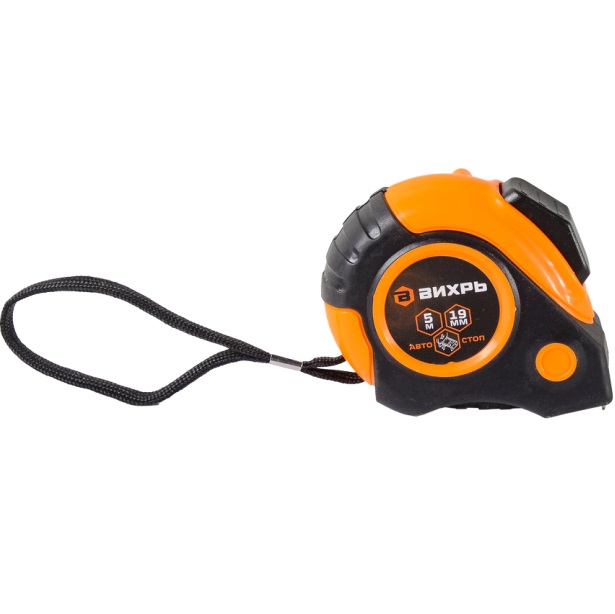 Рулетка 5мх19мм автостоп ВИХРЬ 73/11/1/5