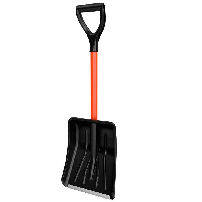 Лопата снеговая Авто-Витязь пластиковая мет.черенок 9607-00