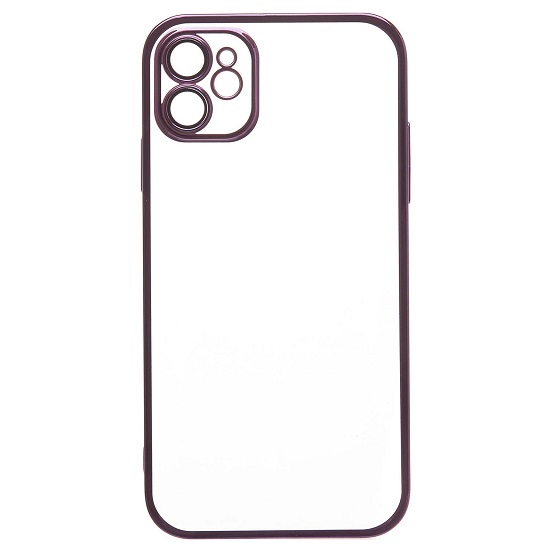 Задняя накладка PC073 для iPhone 11 (violet) с закрытой камерой