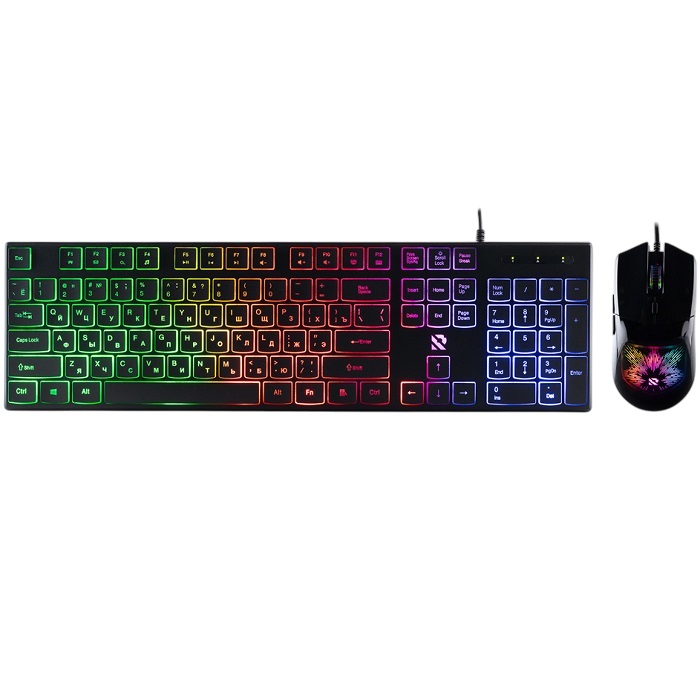 Клавиатура+мышь SMARTBUY Rush Sparkle SBC-251750G-K, черный