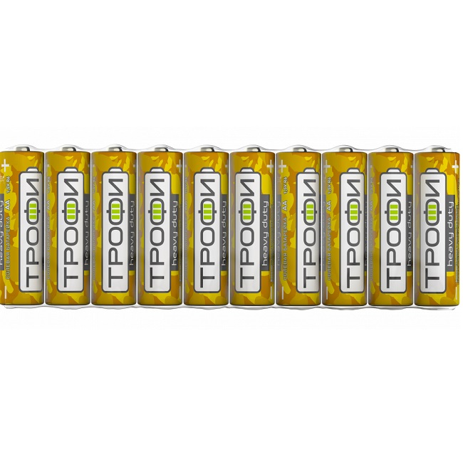 Элемент питания ТРОФИ R06 10S CLASSIC HEAVY DUTY Zinc (60/1200/26400)