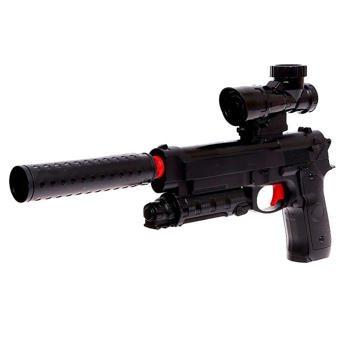 Пистолет «Беретта», стреляет орбизами, работает от аккумулятора 9242052