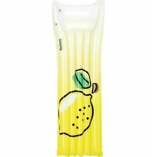 Матрас надувной BESTWAY 44122, 183х69см "Fresh Squeezed Lemon", до 100 кг