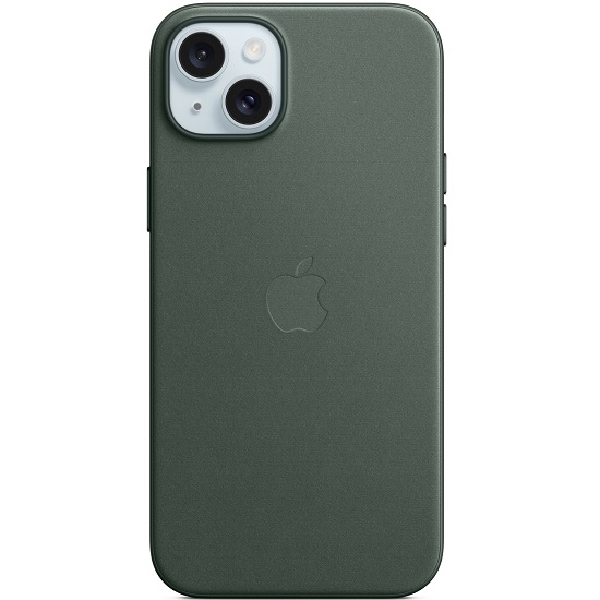 Задняя накладка FineWoven для iPhone 15 PLUS Evergreen