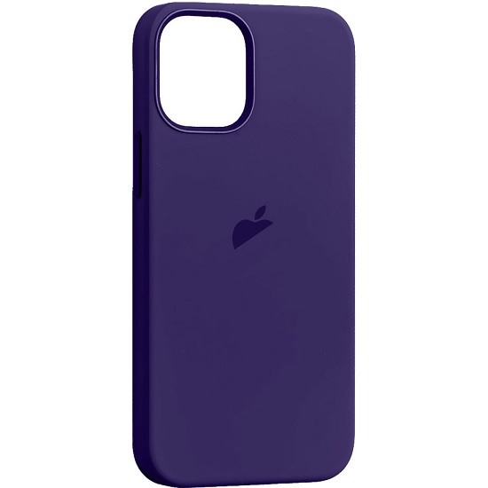 Задняя накладка Silicone Casе для iPhone 12 Pro Max Amethyst (MagSafe + анимация NFC) c LOGO