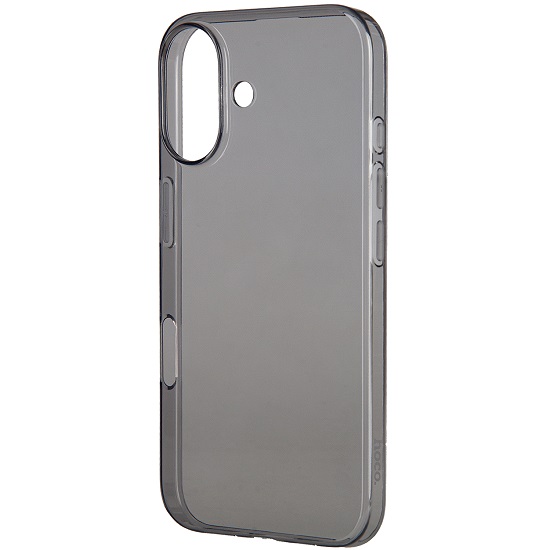 Силиконовый чехол HOCO для iPhone 16 TPU black (Light Series)