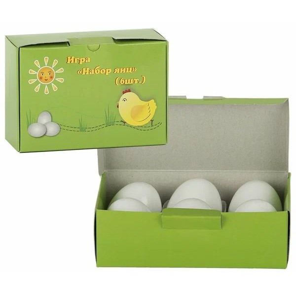 Игра "Набор яиц" (6 шт.) У884
