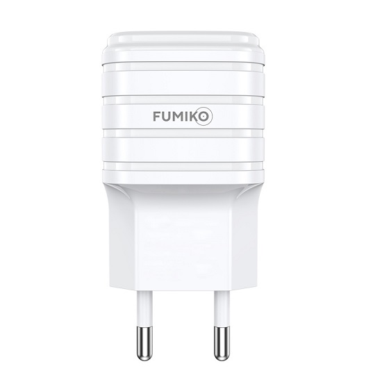 Сетевое ЗУ 1USB 2.4A FUMIKO CH16 белое