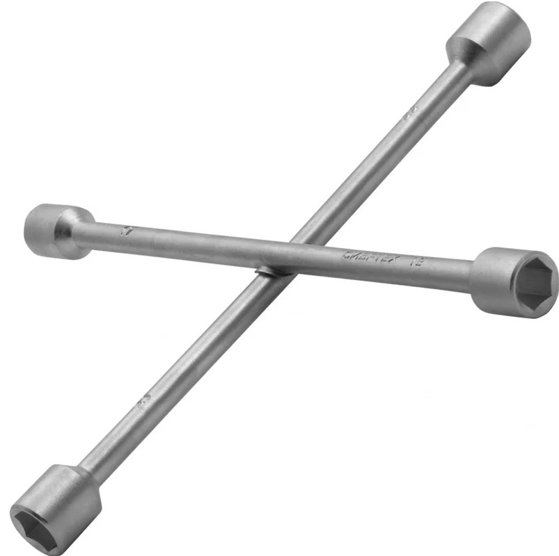 Ключ-крест баллонный, 17 х 19 х 21 х 22 мм, толщина 14 мм// Сибртех