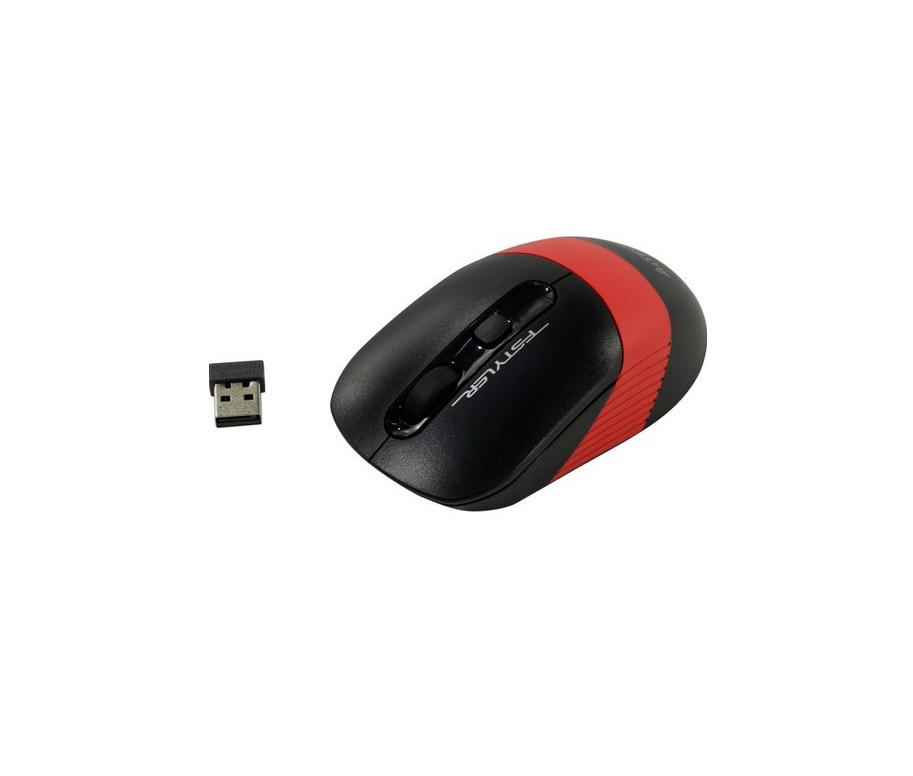 Мышь БП A4TECH Fstyler FG10 черный/красный