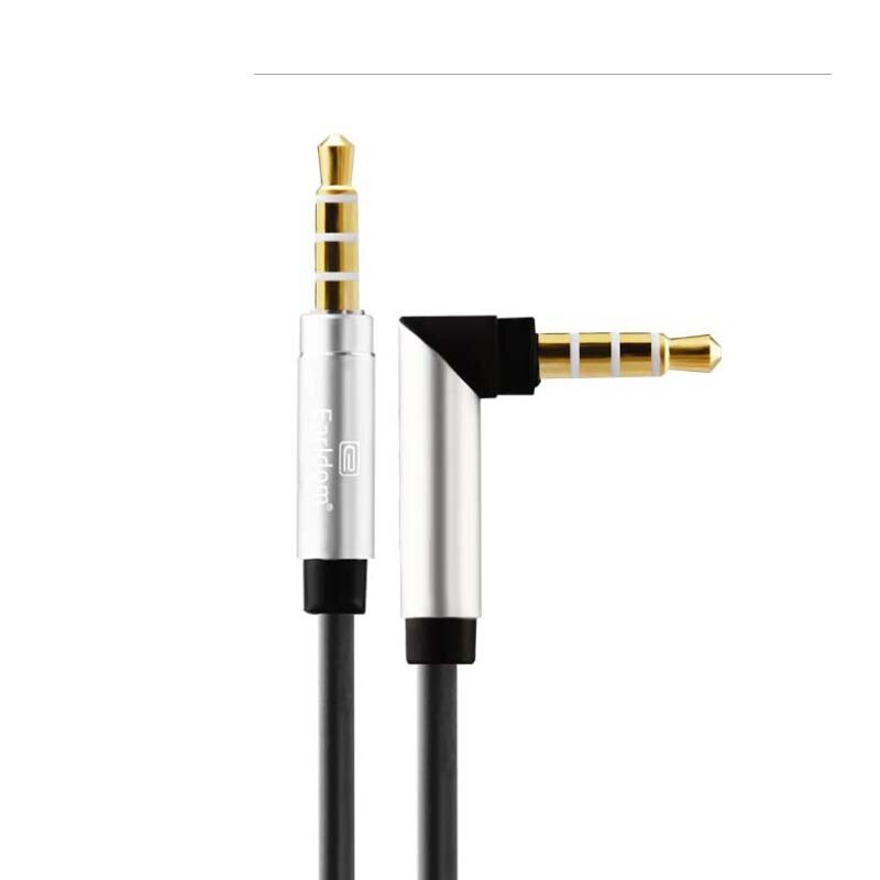 Кабель Jack 3.5 <--> Jack 3.5  1.0м EARLDOM ET-AUX01 белый