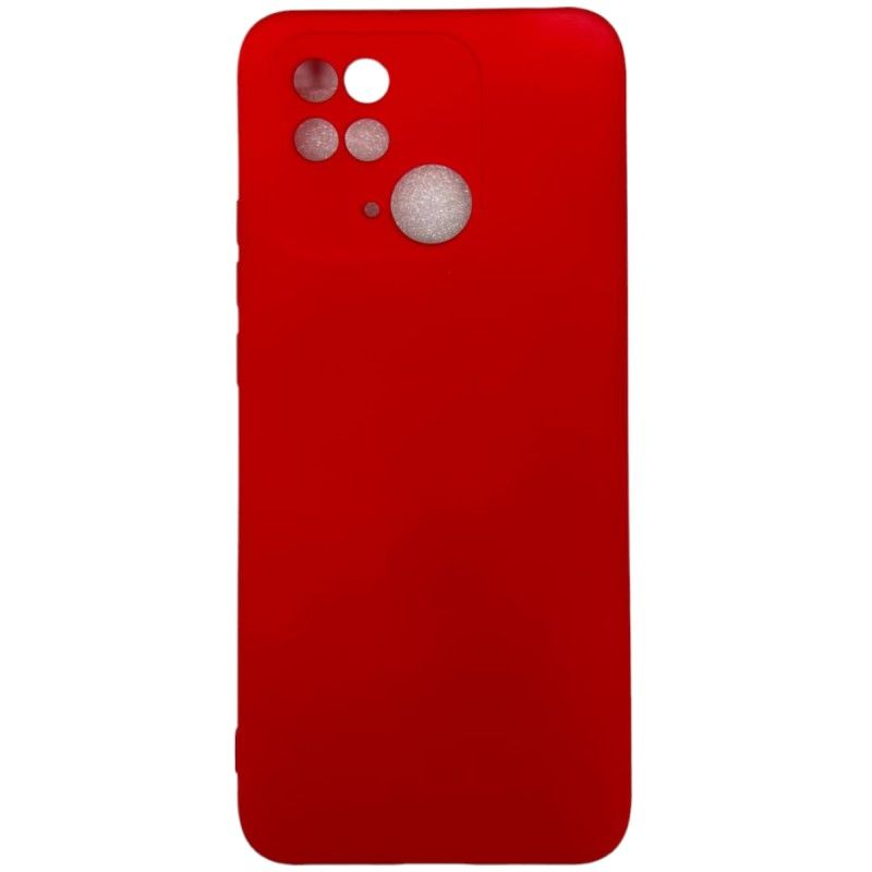 Задняя накладка SILICONE COVER для Xiaomi Redmi 10C Красный