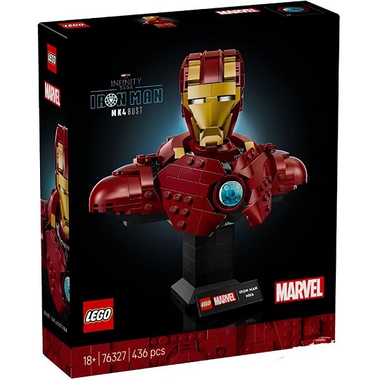 Конструктор LEGO Super Heroes 76327 Бюст Железного человека MK4