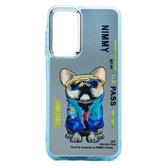 Задняя накладка PC092 для Samsung Galaxy A25 (собака) (transparent)