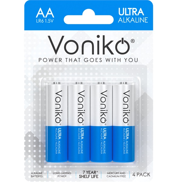 Элемент питания VONIKO LR06 BL-4 (3/80/640)