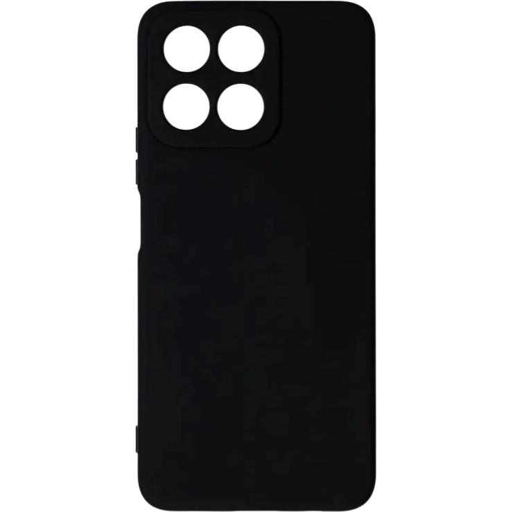 Задняя накладка ZIBELINO Soft Matte для Honor X7c 4G (черный) с микрофиброй