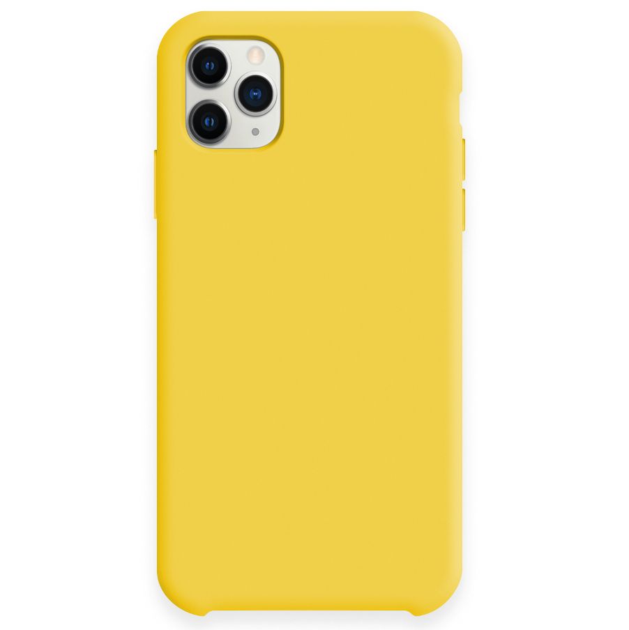 Задняя накладка SILICONE CASE для iPhone 11 Pro (04) желтый