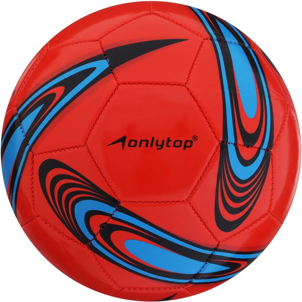 Мяч футбольный ONLYTOP, PVC, машинная сшивка, 32 панели, р. 5