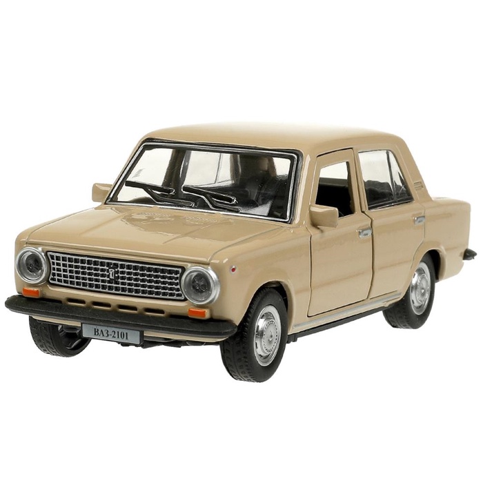 Машинка металлическая «ВАЗ-2101», ретро - модель «Копейка» 12 см, бежевый