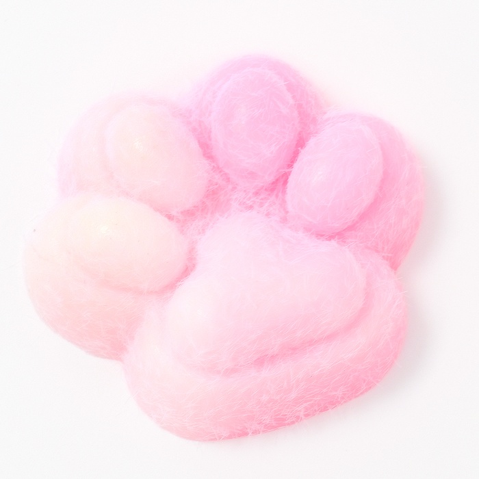 Сквиш антистресс - игрушка «Таба лапка», с пушистой посыпкой, МИКС 10843344