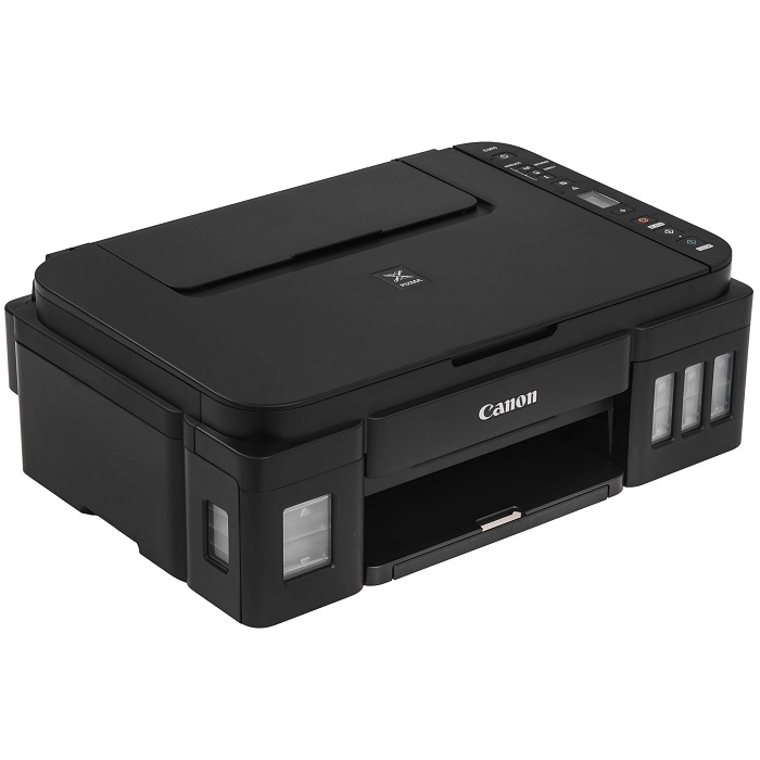 МФУ Canon PIXMA G3410 (2315C009), A4, цветное, печ. 8.8 стр/мин (ч/б) 5 стр/мин (цвет), скан. до 19 стр/мин.