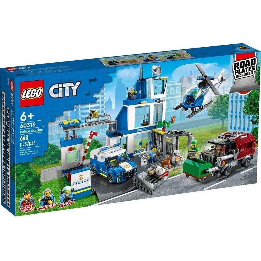 Конструктор LEGO City 60316 Полицейский участок УЦЕНКА