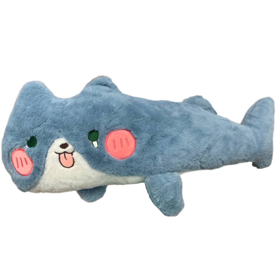 Мягкая игрушка Кот акула 60см