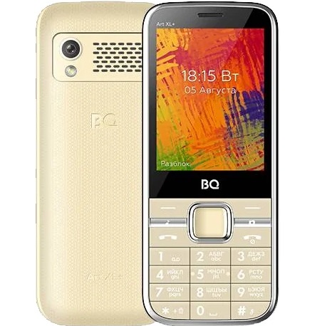 Телефон BQ 2838 Art XL+ Gold