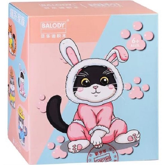 Конструктор 18405 Котик в костюме в коробке