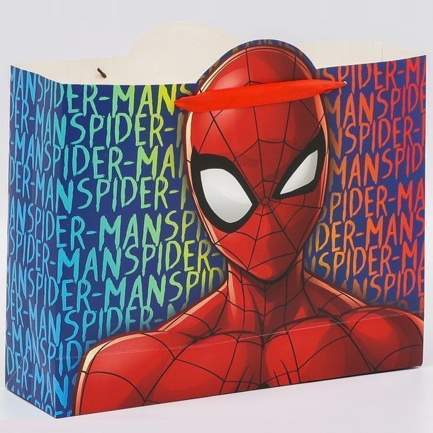 Пакет подарочный "Spider-man", Человек-паук, 40х31х11,5 см   7153515