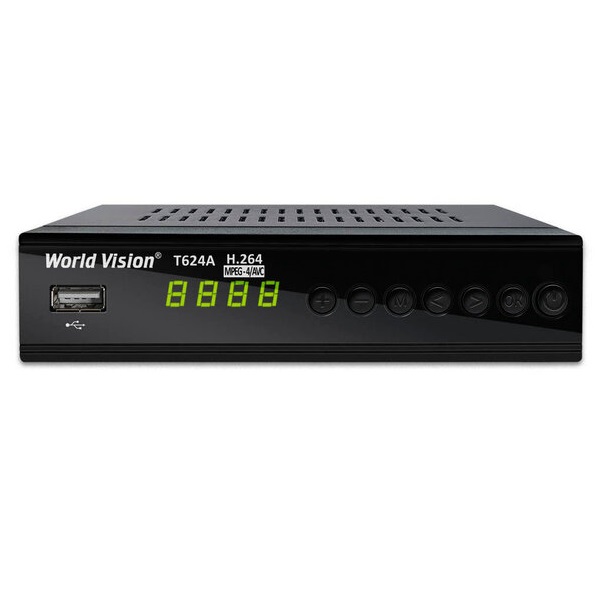 Ресивер DVB-T2 WORLD VISION T624A