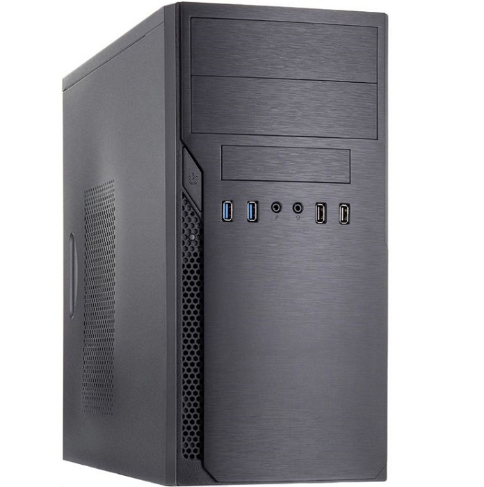 Системный блок IRU Office 310H6S MT(Intel Core i3-12100/ 8Gb/ SSD 512Gb/ DOS) черный (2074132)
