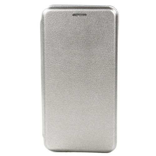 Чехол футляр-книга BF для Samsung Galaxy A51 кожа, серебристый