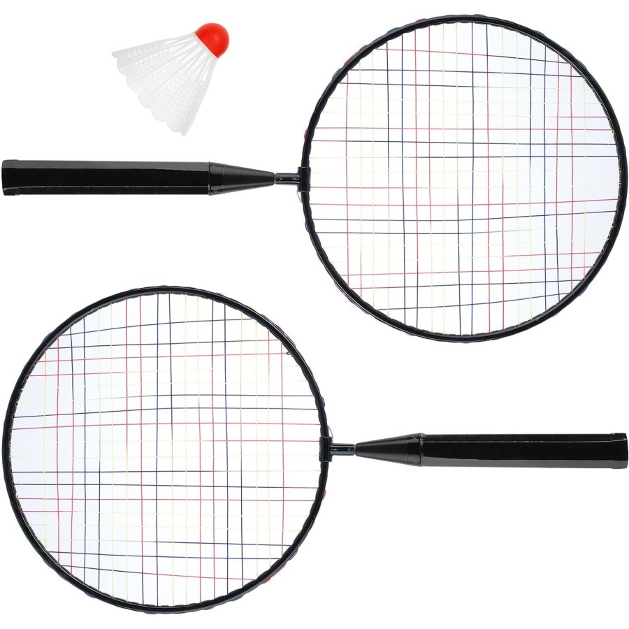Набор для игры в бадминтон ONLYTOP: 2 ракетки, волан, цвета МИКС