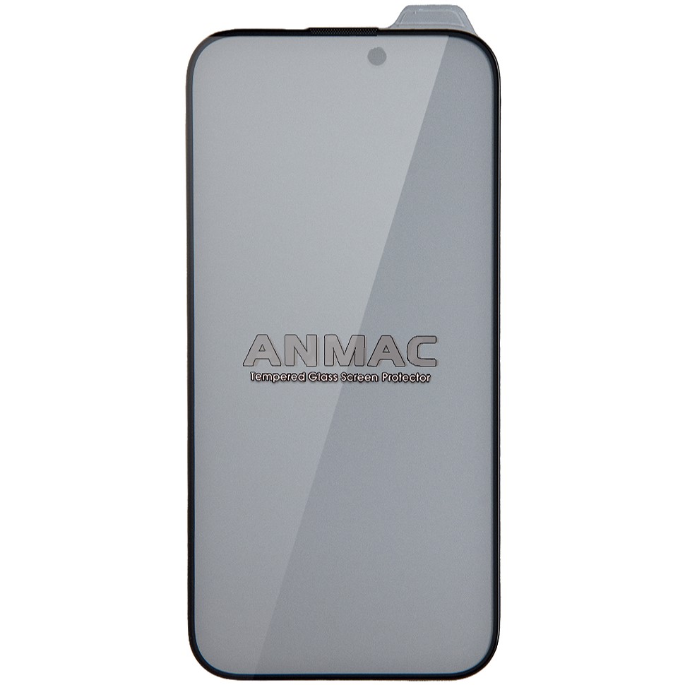 Противоударное стекло 3D ANMAC для iPhone 14 Pro (6.1) матовый с сеточкой