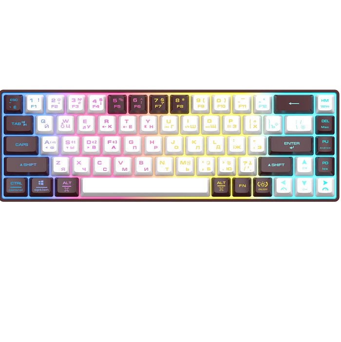 Клавиатура БП PANTEON M2 BW White-Ripe cherry (159)