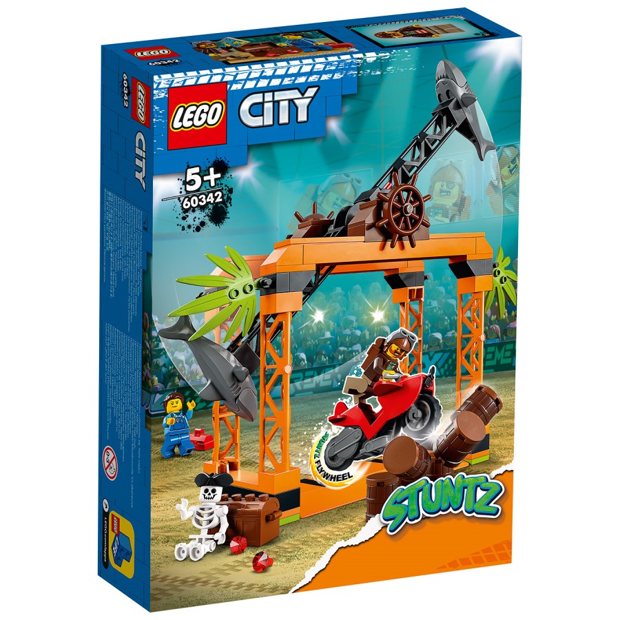 Конструктор LEGO City 60342 Трюк Нападение акулы