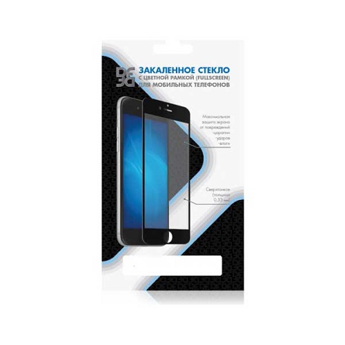Противоударное стекло DF для Realme GT (5G) DF rmColor-17 (black)