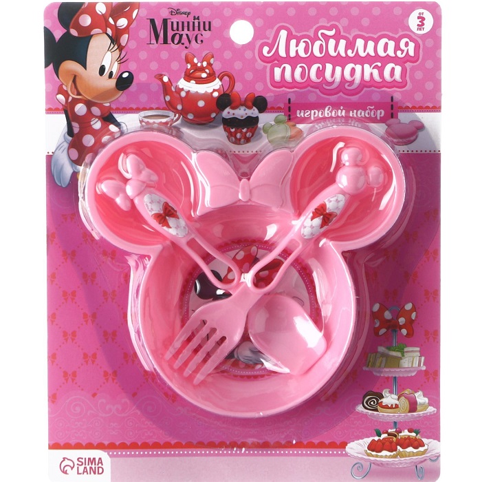 Игровой набор Disney «Любимая посуда», Минни Маус