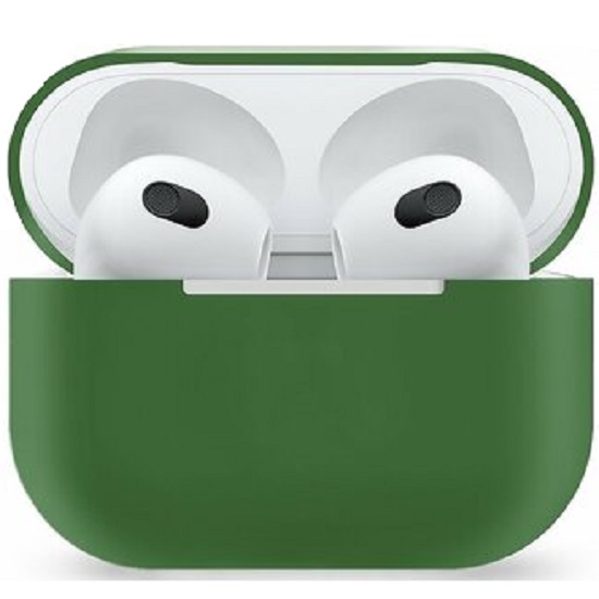 Силиконовый чехол ISA для AirPods 3 Silicone green