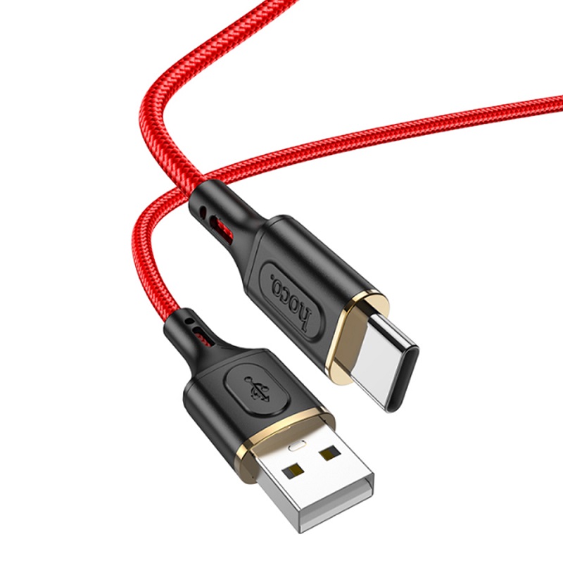 Кабель Lightning <--> Type-C  1.0м HOCO X95 Goldentop, красный, PD 20Вт