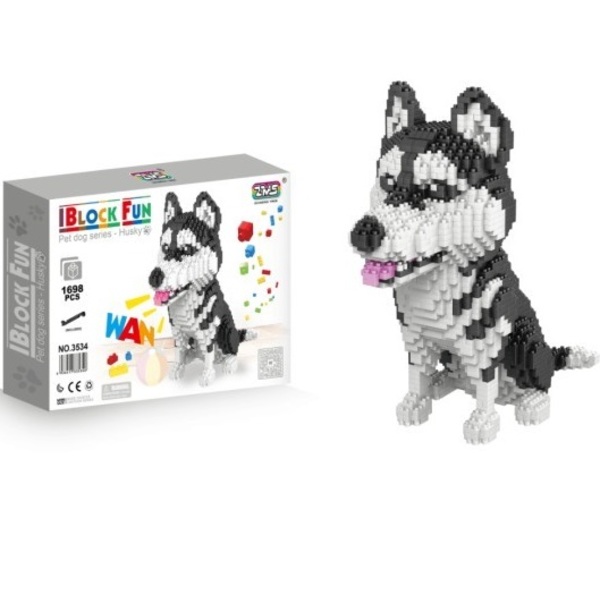 Конструктор 3D 3534 Хаски 1698 дет. в кор.