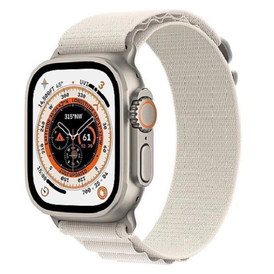 Текстильный ремешок ApW27 Alpine Loop для Apple Watch 38/40/41mm (white)