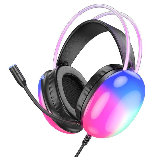 Наушники HOCO W109, черный, Jack 3.5мм, USB