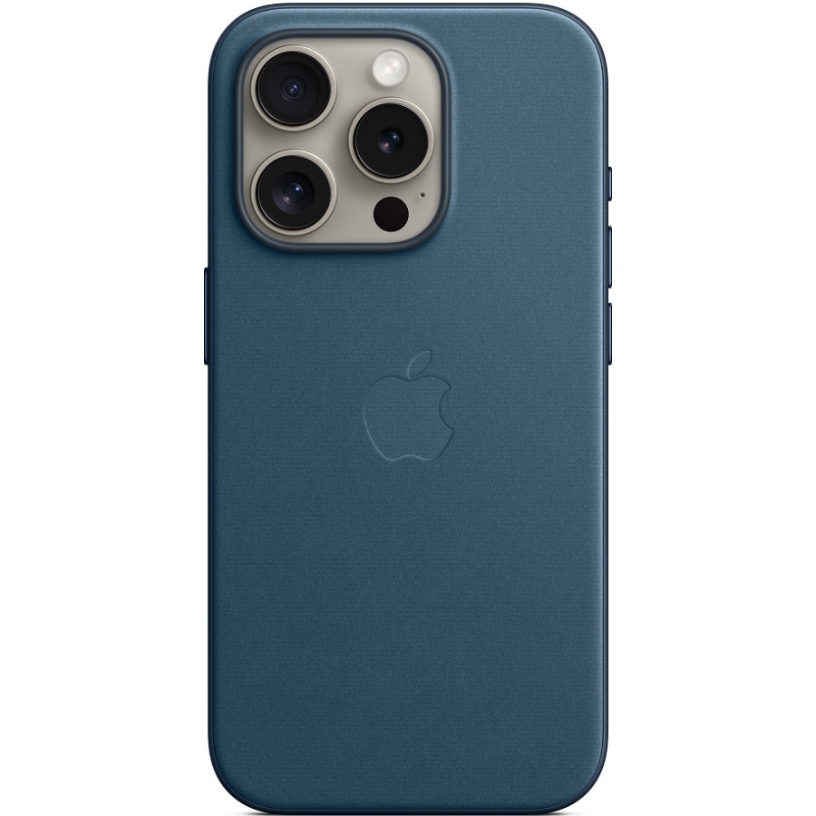 Чехол APPLE FineWoven Case для iPhone 15 Pro с MagSafe Pacific Blue (MT4Q3ZM/A)