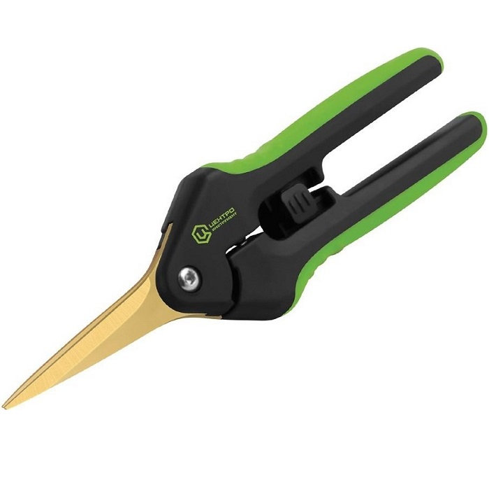 Ножницы садовые ЦИ 1382 TITANIUM, 165 мм, 2-компонентные рукоятки