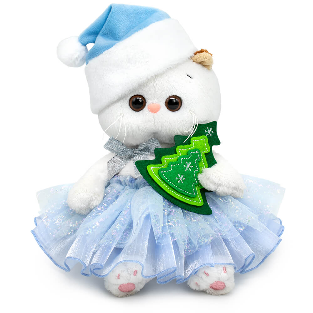Мягкая игрушка Кошечка Ли-Ли BABY в новогоднем костюмчике , 20 см ( LB-151)
