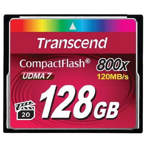 Compact Flash 128Gb Transcend 800x